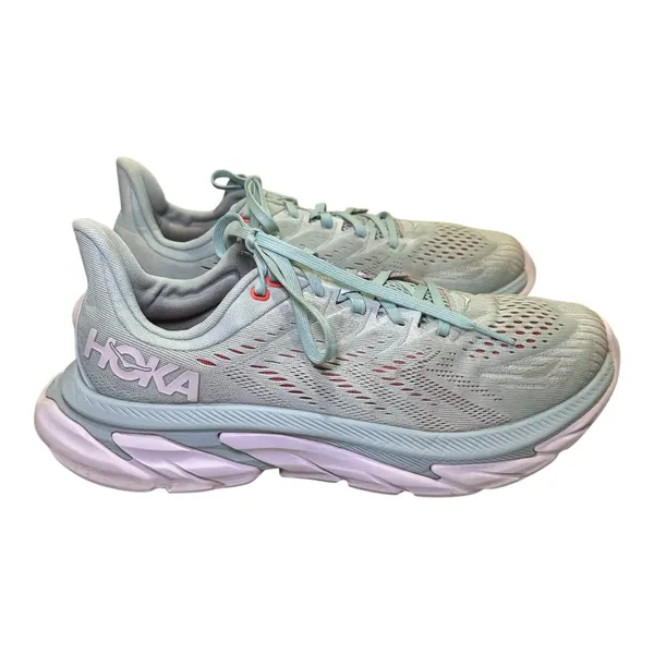 HOKA One One Clifton Edge Seafoam Blue‎ Running Shoes Sneakers Womens Size 11 - Image 4