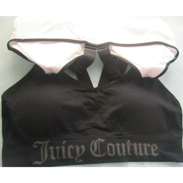 Juicy Couture Intimates 2Pack Seamless Bras Removable Pads Size S Blk/ White - Image 3