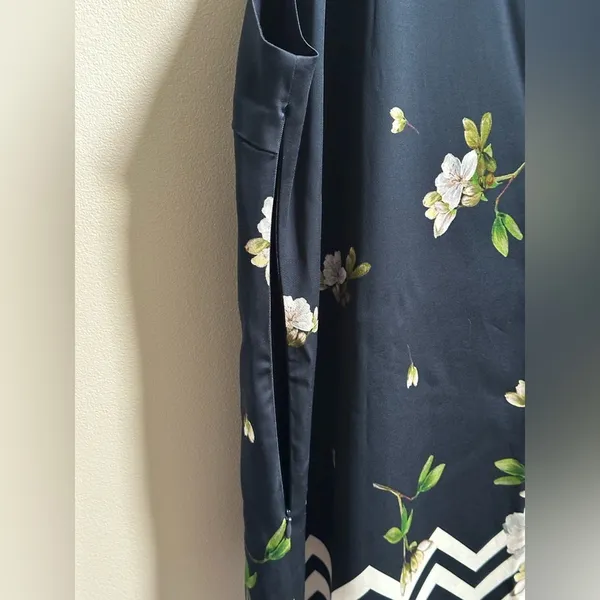 NEW Piero Moretti Navy Blossom Shift Dress Autumn Wedding Guest‎ Dress Plus Size - Image 13