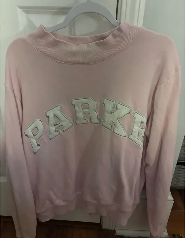PARKE Mockneck Sweatshirt in Sprinkle: Size S/M - Image 3