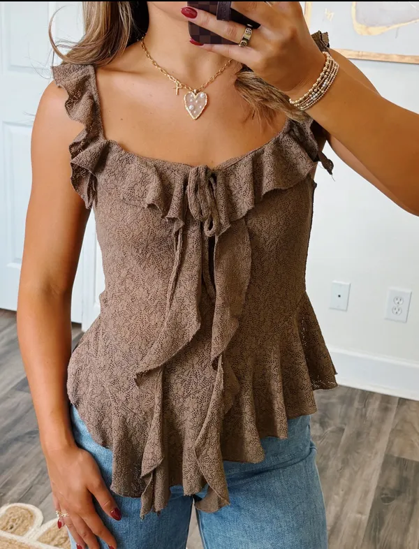 Brown top - Image 2