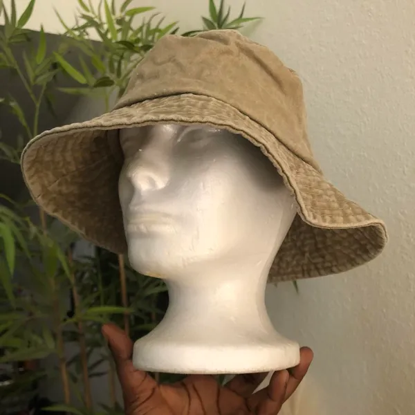Unisex Cream brown khaki fisherman bucket hat #streetwear - Image 5