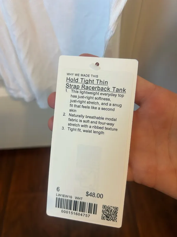 lululemon white tank - Image 5