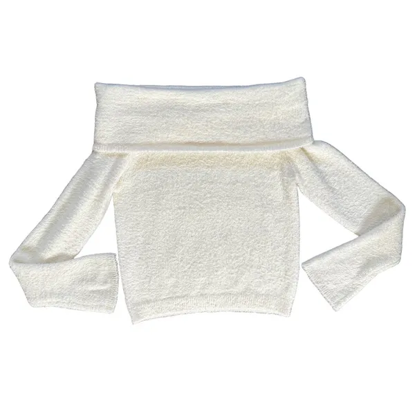 Wild Fable White Off Shoulder Sweater XS - Image 4