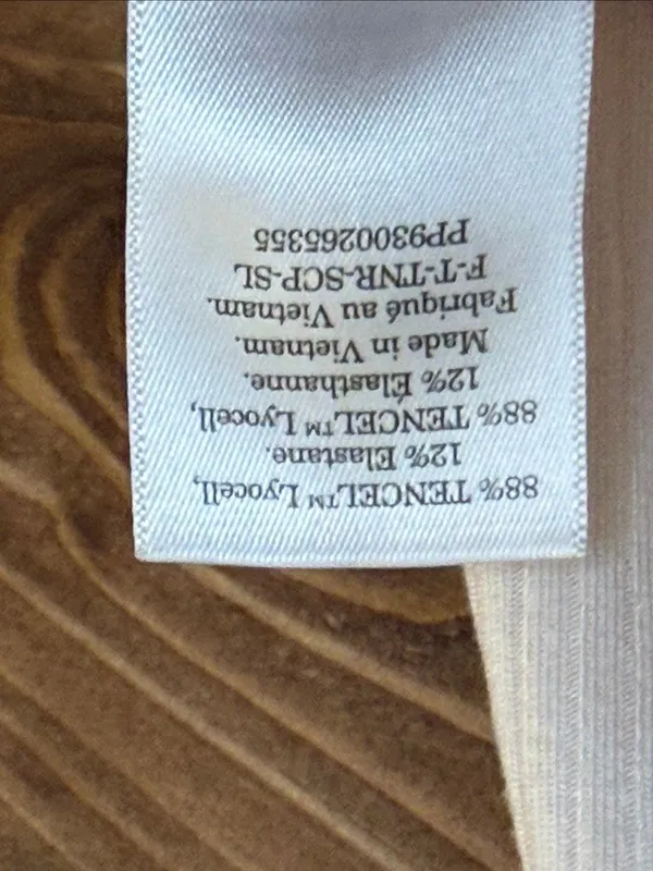 Everlane Women’s Small White Ribbed Tank Top Scoop Neck Sleeveless Basic (9327) - Image 4