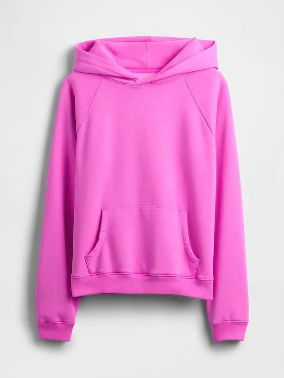 GAP VintageSoft Hoodie SUGAR PLUM NEON PINK SIZE MEDIUM - Image 14