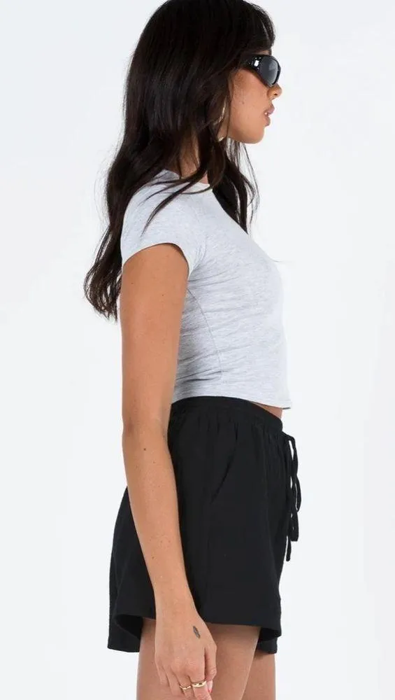 PRINCESS POLLY Khalil Shorts In Black - Image 4