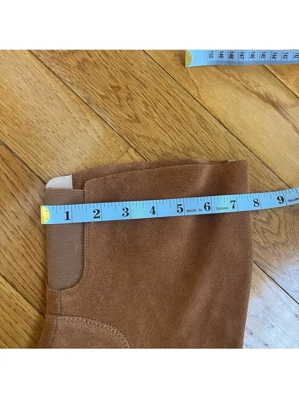 Kelsi Dagger Brooklyn Logan over-the-knee boot in brown chestnut suede Sz 6.5 - Image 8