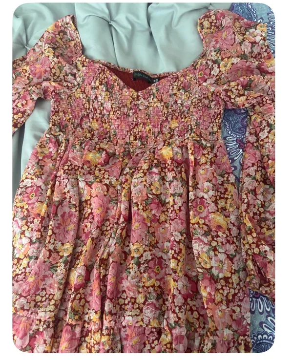 Long sleeve dress Pink - Image 3