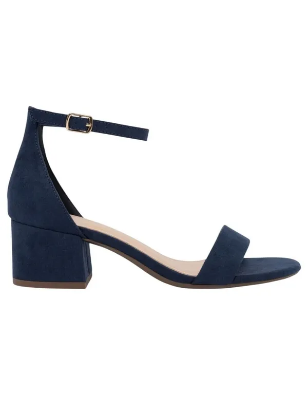 NWT Sugar Noelle Block Heel Dress Sandals SGR-NOELLE 7 Navy Blue 5.5M - Image 2