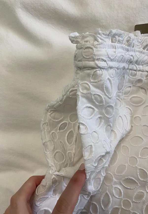 J. Crew Belair White Eyelet Lace Shorts - Image 11