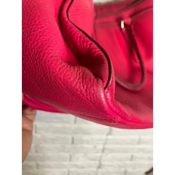 Coach Madison Satchel Bag Womens Medium Pink Good Pebbled‎ Leather Crossbody - Image 16