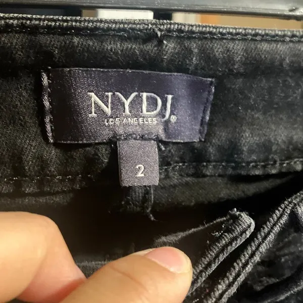 NYDJ Women's Barbara Bootcut Jeans Midrise Non Ripped Black Size 2 #761 - Image 15