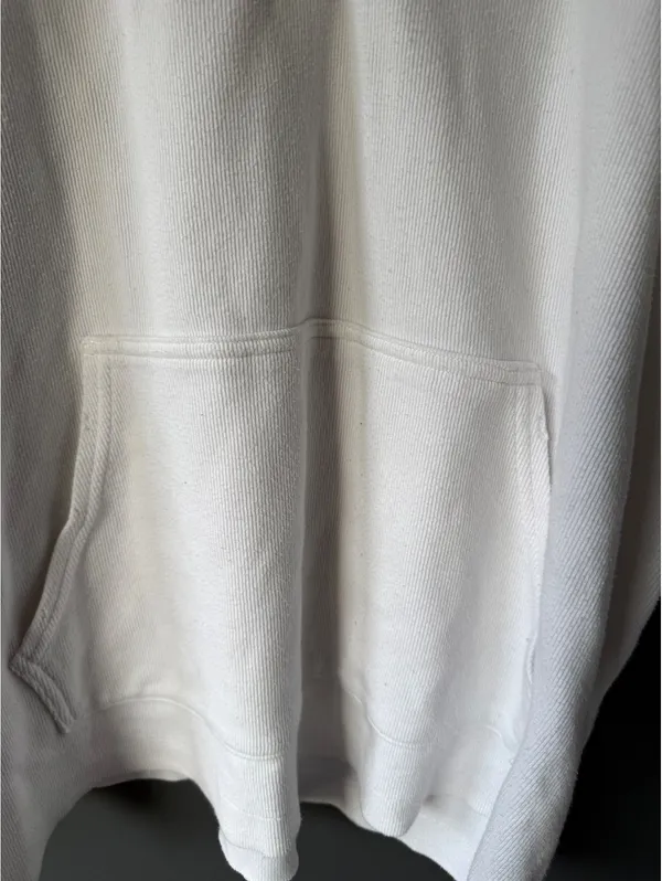 Aerie White Half-Zip Pullover Sweatshirt XS - Image 5