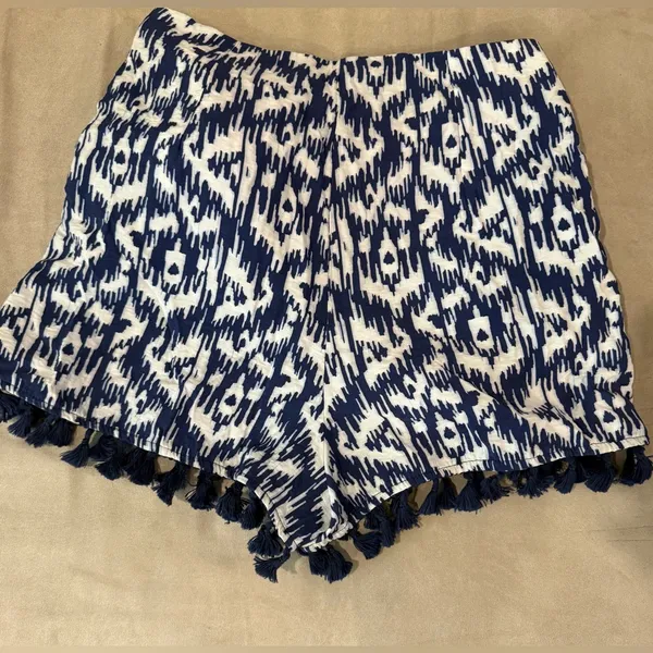 ZARA‎ Knotted Printed Tassel Wrapped Skort Size XS - Image 4