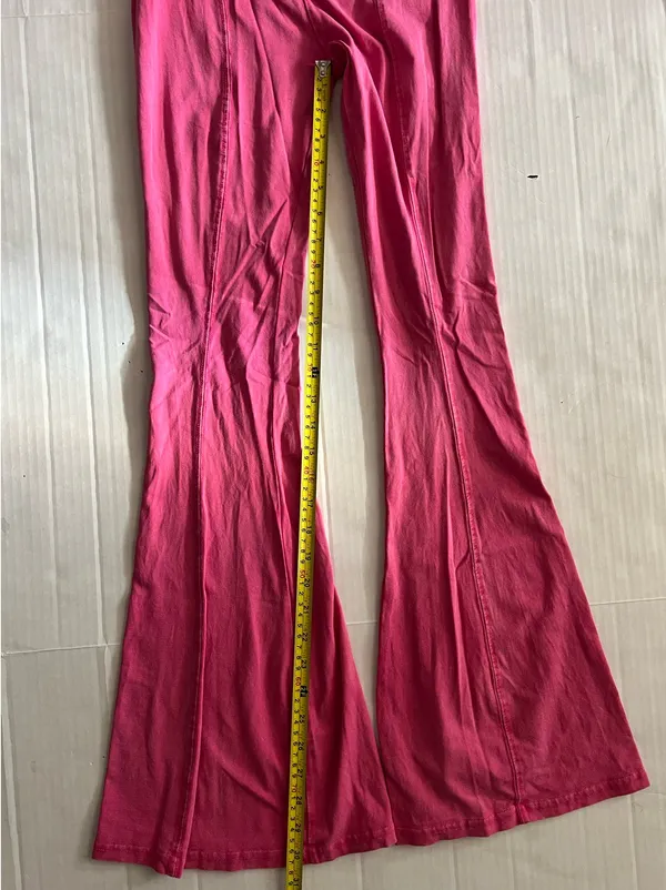 Urban Outfitters Flare Pants Aria Berry size XS - Image 7
