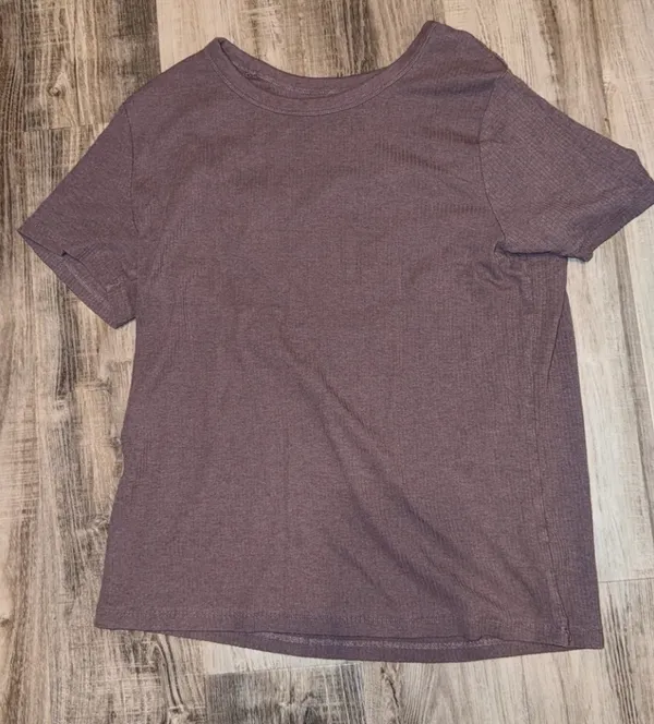 A New Day Brown Ribbed Top - Image 2