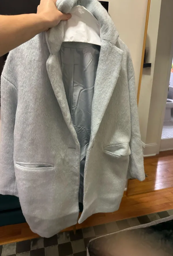 Nordstrom Blue Pea Coat - Image 2