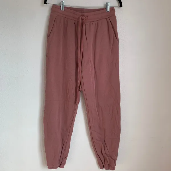 NWT Lulu's Boat House Drawstring Jogger‎ Sweatpants in Mauve Pink - Image 3