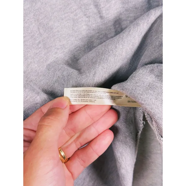 Free People Movement Odette Side Tie Sweatshirt Size M Gray Lounge Barre Raw Hem - Image 11