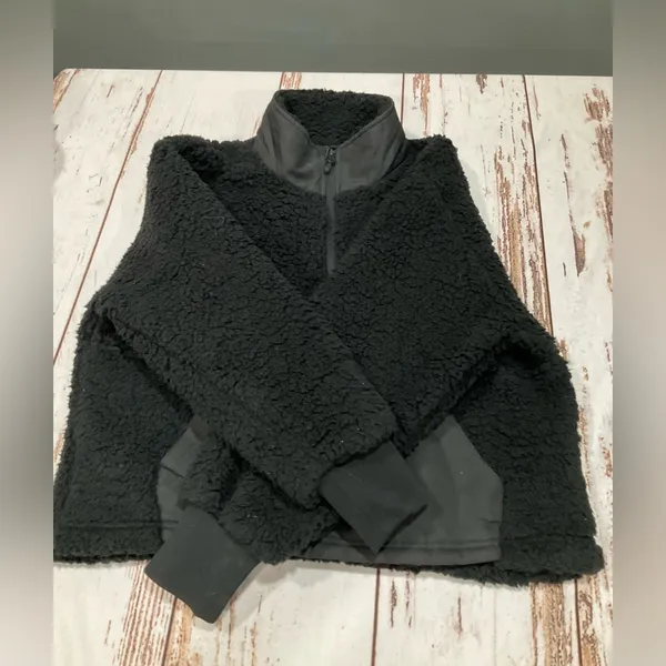 RVCA SHERPA HALF ZIP‎ PULL OVER JACKET - Image 6