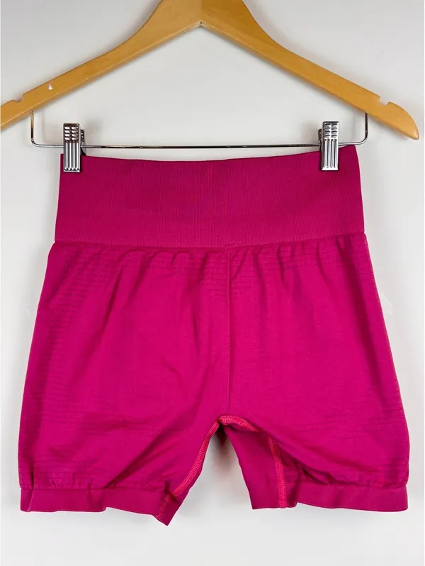 Gymshark Vital Seamless 2.0 Shorts Pink Marl High Waisted Workout Gym Size M - Image 7