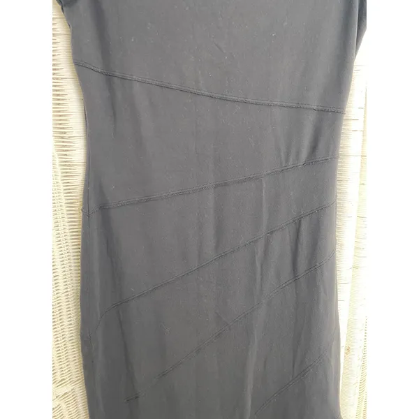 Athleta Crescendo Asymmetrical Stretch Dress Black Size‎ Small Travel Knit - Image 9