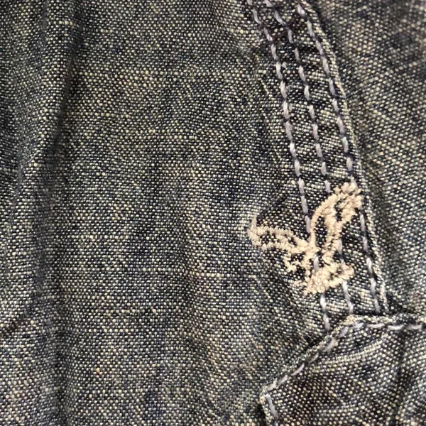 American Eagle denim long sleeve button up - Image 3