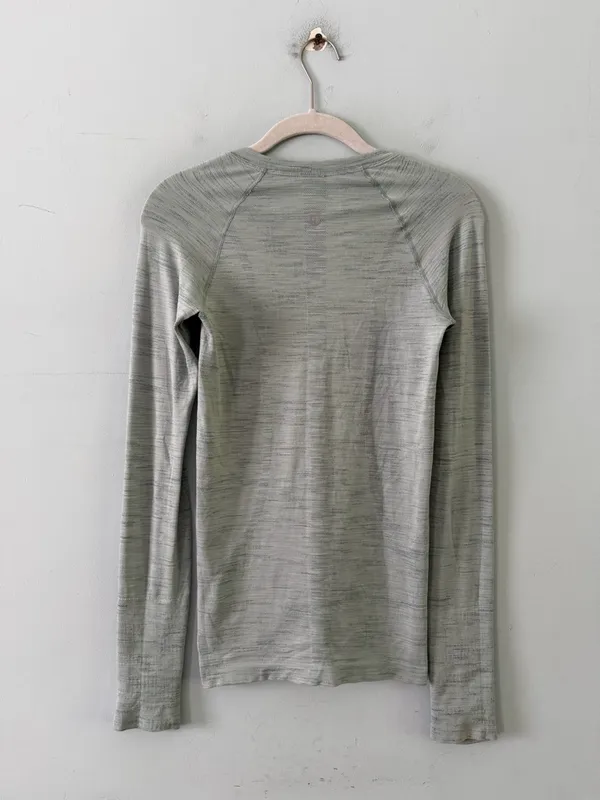 Lululemon Swiftly Tech Long Sleeve Shirt 2.0 Creamy Mint Multi‎ W3EXBS - Image 3