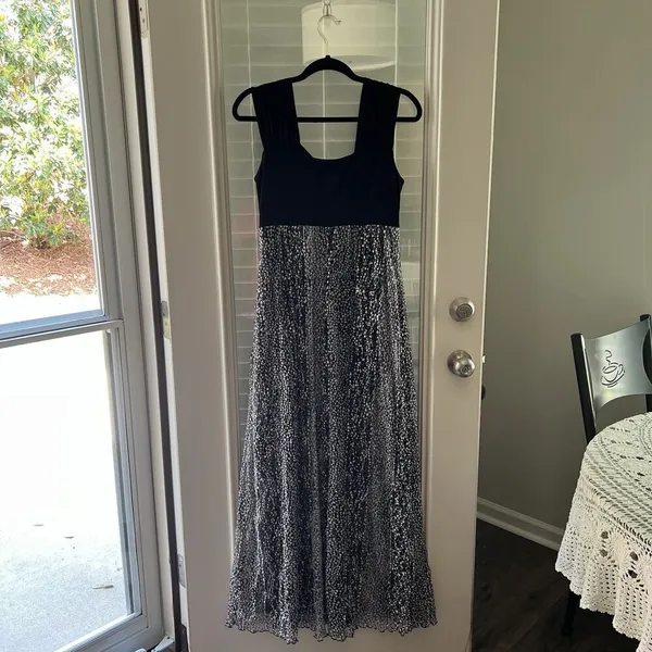 Rabbit Rabbit Rabbit Maxi Dress‎ Large Lace Overlay Black - Image 3