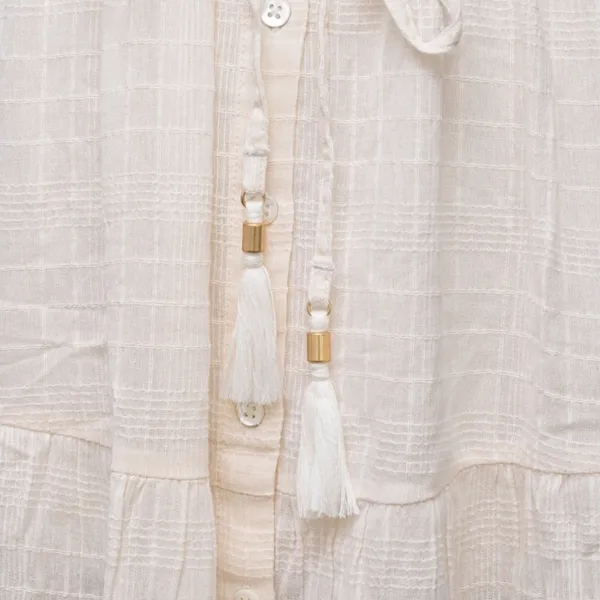 L*Space. Nepali Button‎ Down Cotton Maxi Dress. - Image 7