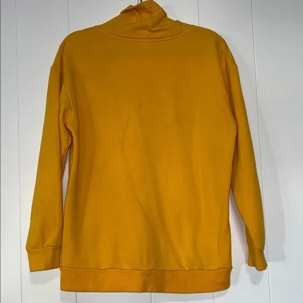 Pink Victoria Secret Yellow Sweatshirt Crowl Neck No String Size S 072726 - Image 2