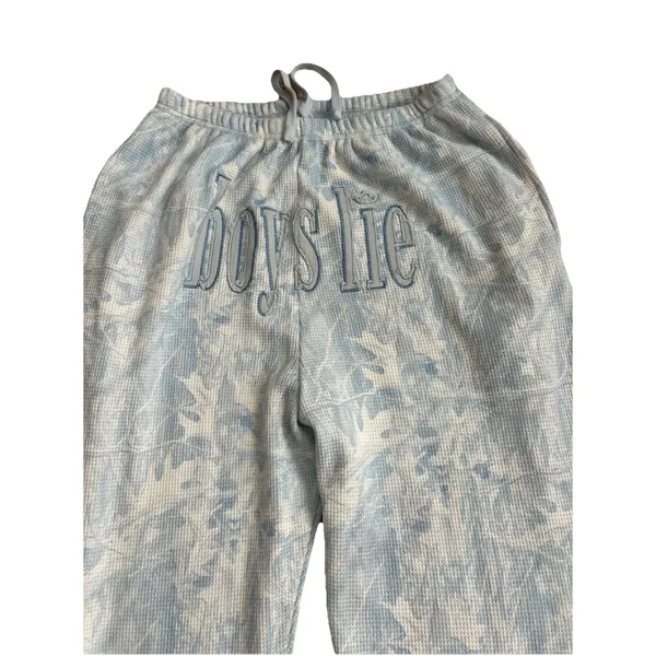 Boys Lie Blue Manhunt Kimmy Sweatpants Camo Medium Athleisure EUC Preppy - Image 5
