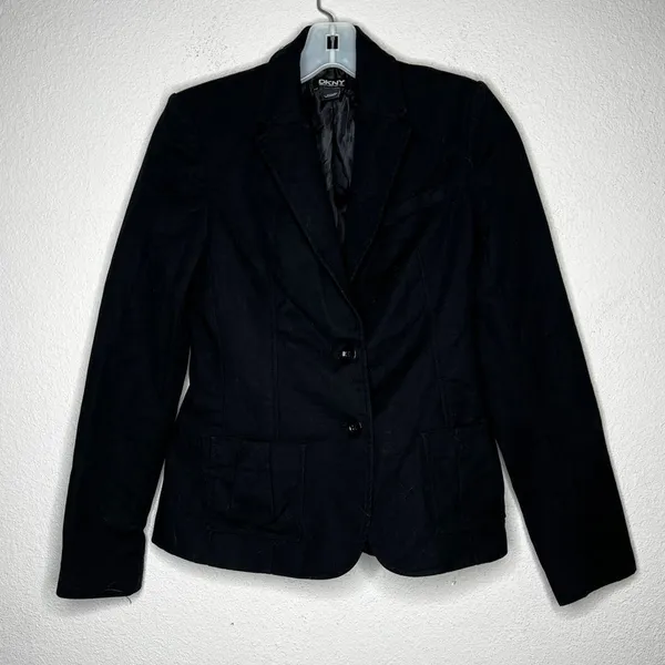 DKNY‎ Black Blazer - Image 5
