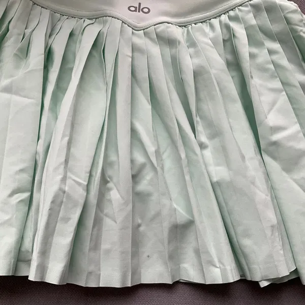 Alo Yoga Grand Slam Tennis Skirt Spearmint XXS - Image 6