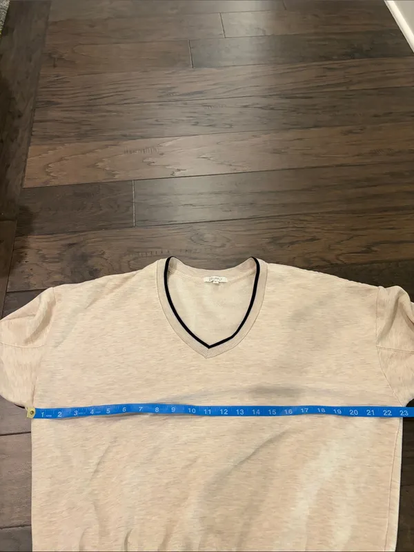 Z Supply V-Neck Sweatshirt Sz S - Image 7