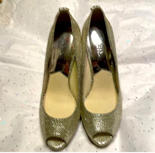 Michael Kors Peep Toe Platform Heels - Image 11