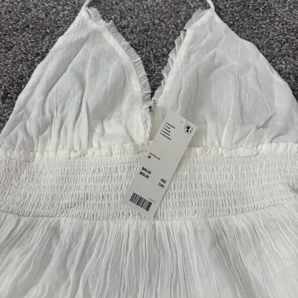 Urban Outfitters Open Back White Mini Sundress - Image 2