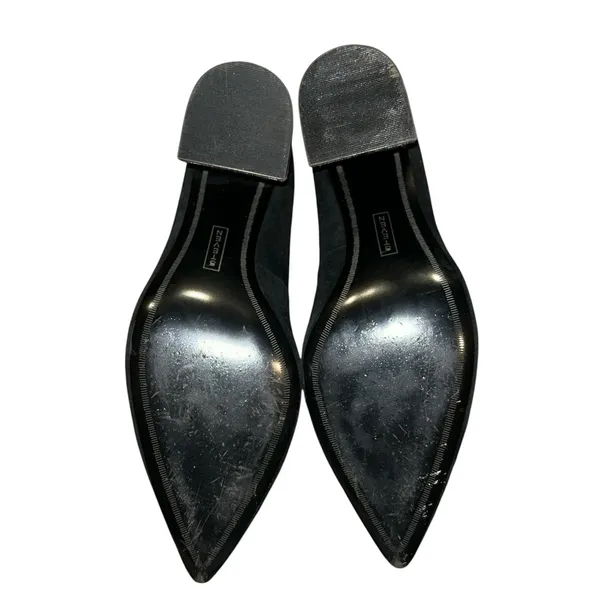 STEVEN by Steve Madden Black Suede Heels - Image 4