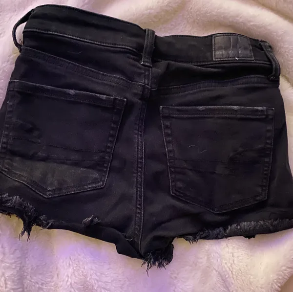 Black American Eagle Shorts - Image 2