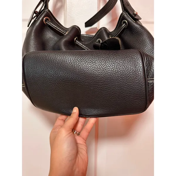 Vintage Dooney & Bourke Black Hobo Bag - Image 7