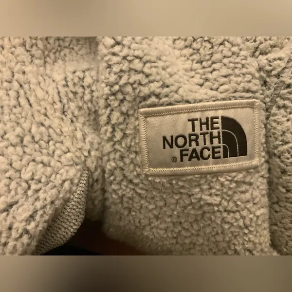 The North Face Furry Fleece Full Zip Jacket Gray NF0A338M Size M - Image 4