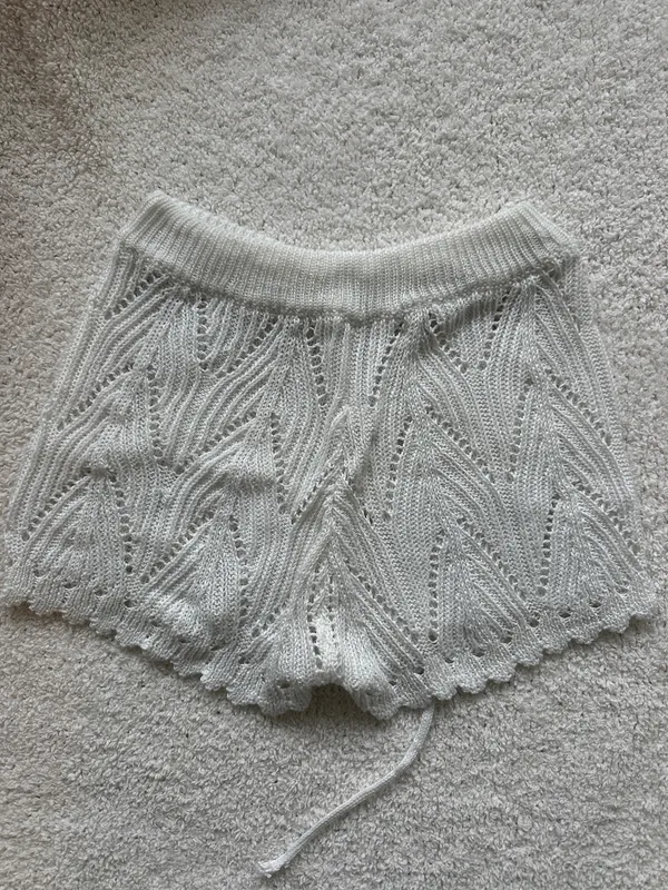 knit shorts White Size XS - Image 2
