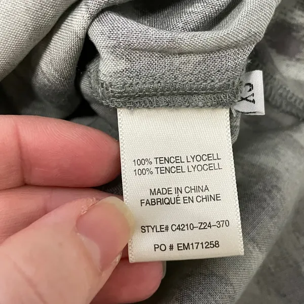 Anthropologie Cloth & Stone Gray Leopard Sleeveless Top - Image 9