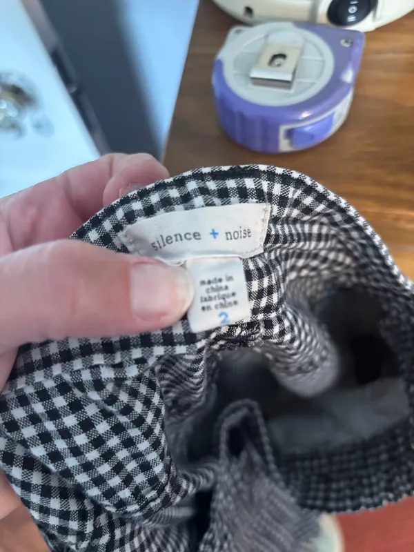 Women’s Gingham Black and White Pants - Classic Tailored Fit - Image 3