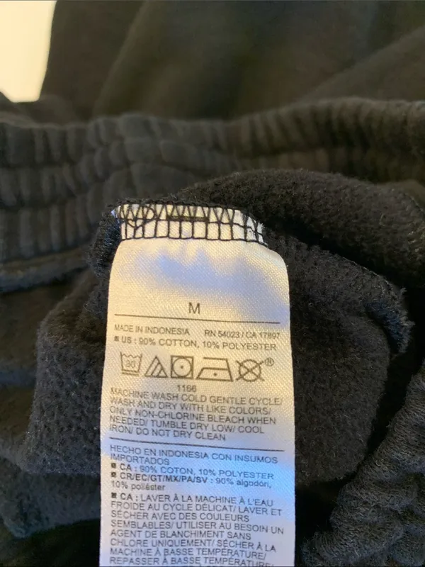 Old Navy Women’s Medium Classic Black Cotton Blend Jogger Sweatpants w/ Pockets - Image 6