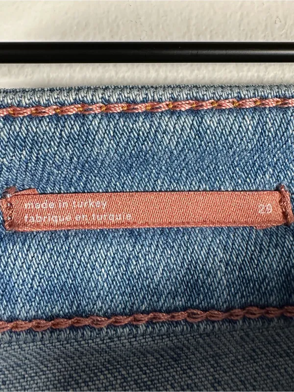 Anthropologie Pilcro‎ The Icon Flare Jeans 29 Blue Button Fly High Rise Denim - Image 10