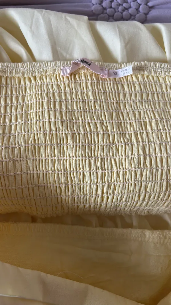 Light Yellow Short Dress Francesca’s - Image 3
