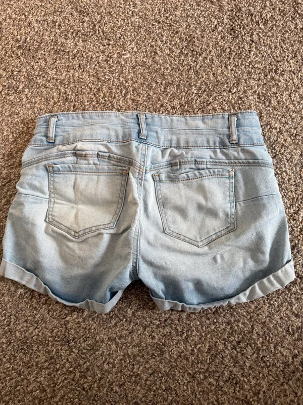 Wax Jean Denim Shorts - Image 4