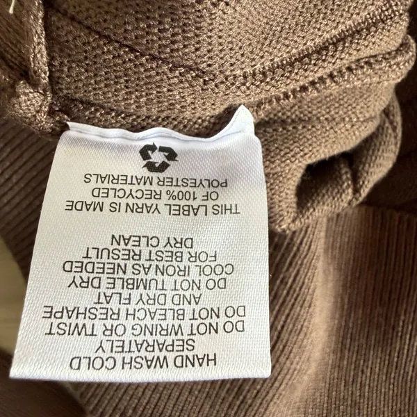 Pinque Franchesca Long Sleeve Sweater Brown Large NWT STITCH FIX - Image 5
